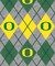 Sykel Enterprises-University of Oregon Fleece Fabric-Oregon Ducks Heather Argyle Fleece Blanket Fabric-Sold by the yard